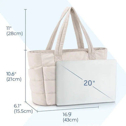 Túi đựng máy tính xách tay chần bông cỡ lớn