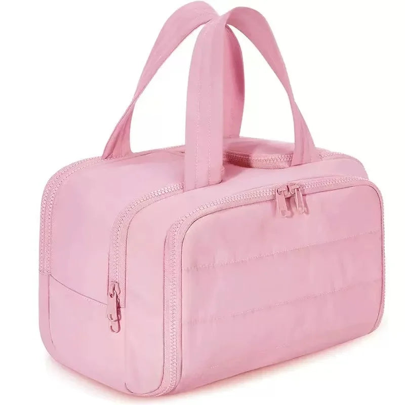Large Capacity Travel Makeup Bag With Compartments