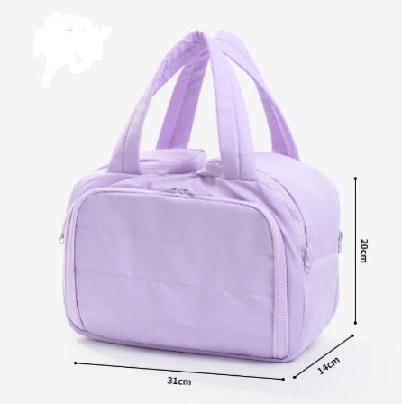 Large Capacity Travel Makeup Bag With Compartments
