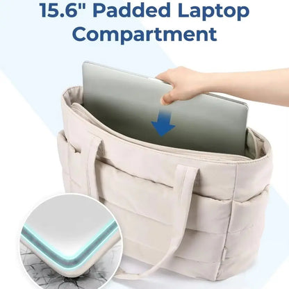 Túi đựng máy tính xách tay chần bông cỡ lớn